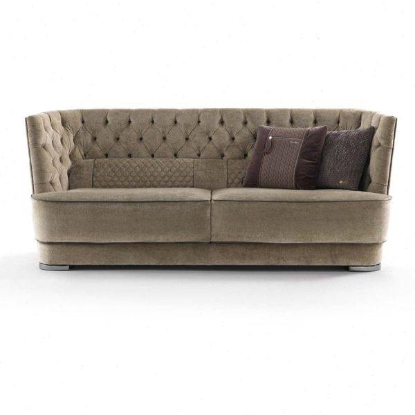 港式轻奢沙发后现代小户型定制布艺双人拉扣沙发卧室休闲沙发椅,住宅家具,布艺沙发,淘宝优惠券,粉丝福利购,淘宝优惠卷