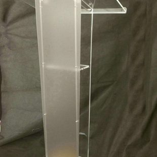 亚克力透明演讲台发言台主持台接待台迎宾台发光泊车台水晶咨客台