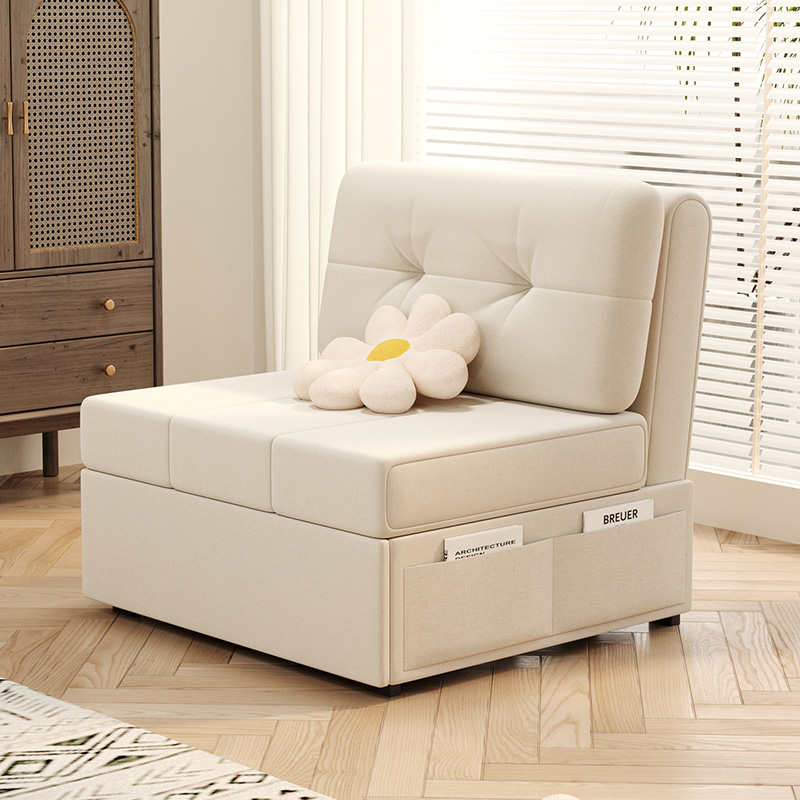 沙发床可折叠两用客厅o2024年新款奶油风网红款小户型无扶手抽拉