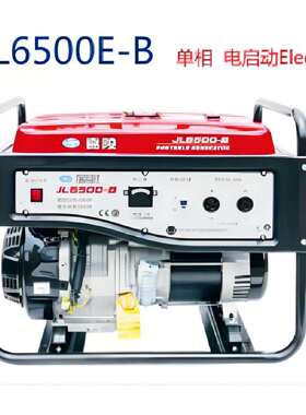 嘉陵发电机JL6500E-B 单相 可移动汽油发电机组