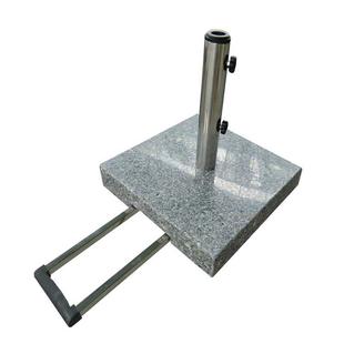 遮阳伞大理石座太阳伞底中柱伞底座55KG正方形拉杆