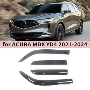 适用讴歌Acura MDX YD4 2021-2024晴雨挡侧窗导流板雨眉加厚注塑