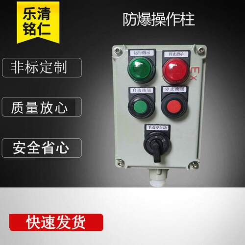 LBZ防爆操作柱 2灯2钮 防爆防爆操作柱 防爆按钮盒 按钮控制箱