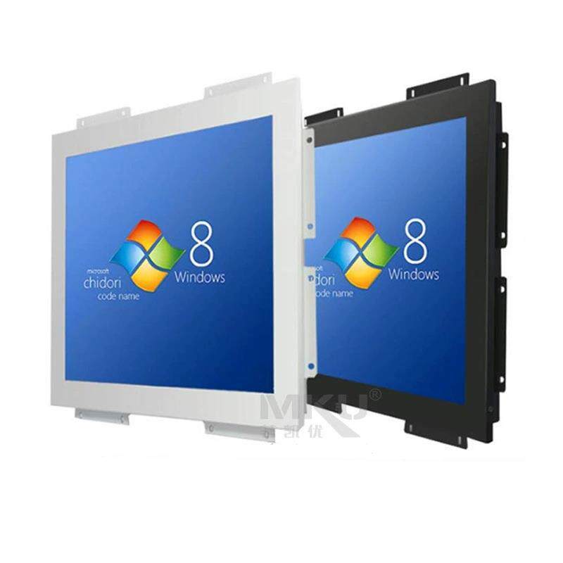 15寸嵌入式显示器金属壳电脑一体机J1900四核4G/32G可升触摸功能