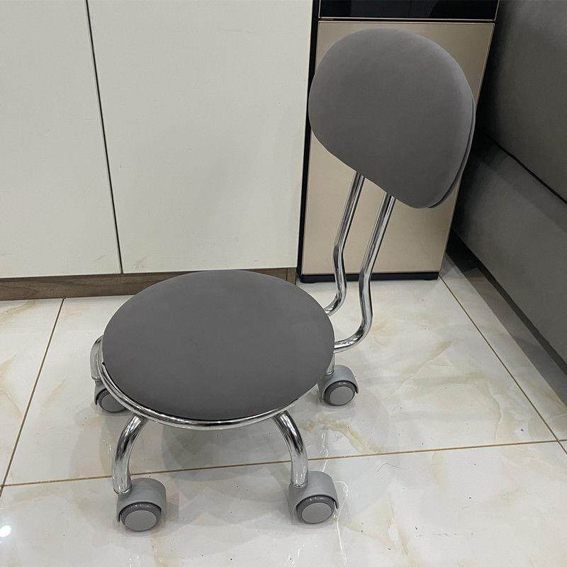 带轮擦地小椅子家用滑轮美缝美甲成人儿童宝宝学步板凳矮凳脚凳