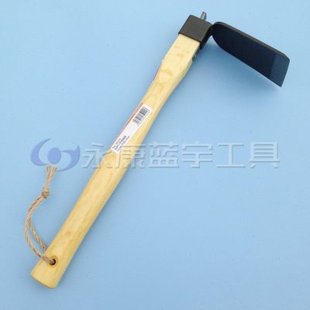 青冈木柄全钢迷你小锄头 花园除草工具种花种菜小锄户外园艺工具