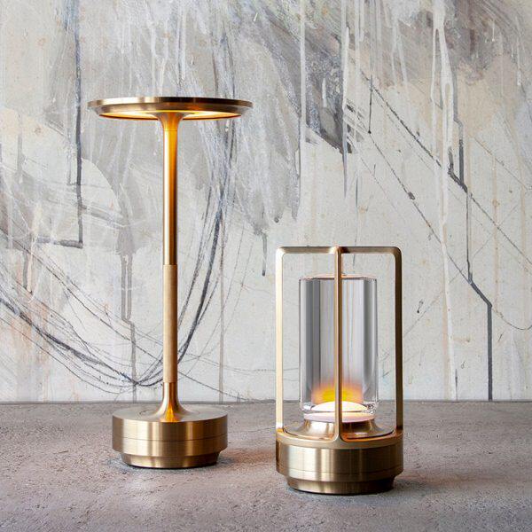 充电台灯 可调节亮度酒吧桌灯高级感酒店氛围灯卧室床头灯小夜灯