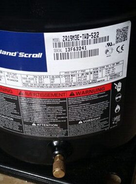 ZR19M3-TWD-522 ZR19M3E-TWD-568 561原装15匹精密空调谷轮压缩机