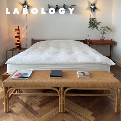 LABOLOGY HOME｜“一一”藤编长凳 餐凳床尾凳阳台长椅北欧中古风