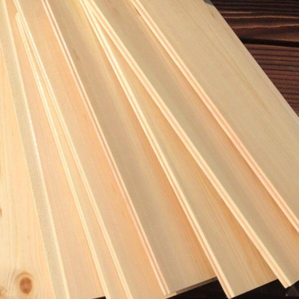 免漆桑拿板 樟子松防腐木扣板护墙板 室内实木吊顶木板墙裙墙面板