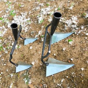 开沟工具双头三角锄头拉起垄种花生新款甩卖打折季满就新上市
