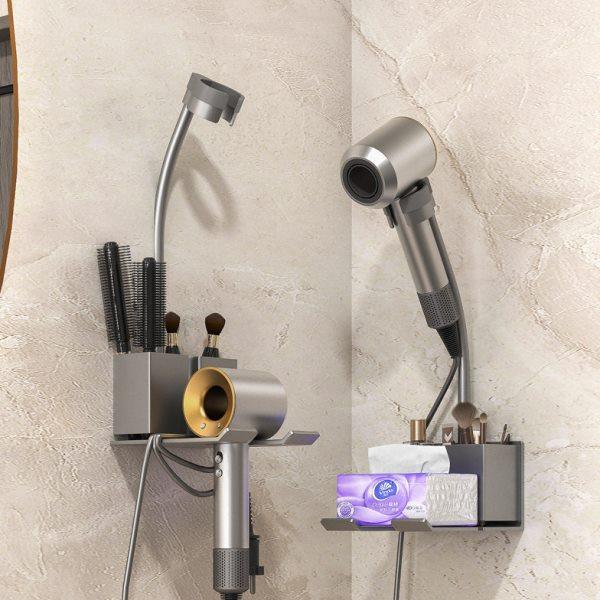 卫生间懒人吹风机支架免手拿风筒解放双手电吹风置物架壁挂免打孔,家庭/个人清洁工具,吹风机置物架,淘宝优惠券,粉丝福利购,淘宝优惠卷