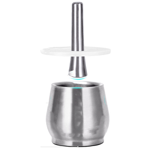 不锈钢捣碎罐 捣蒜罐家用研磨碗捣碎中药捣碎盅宝宝辅食研磨 蒜缸