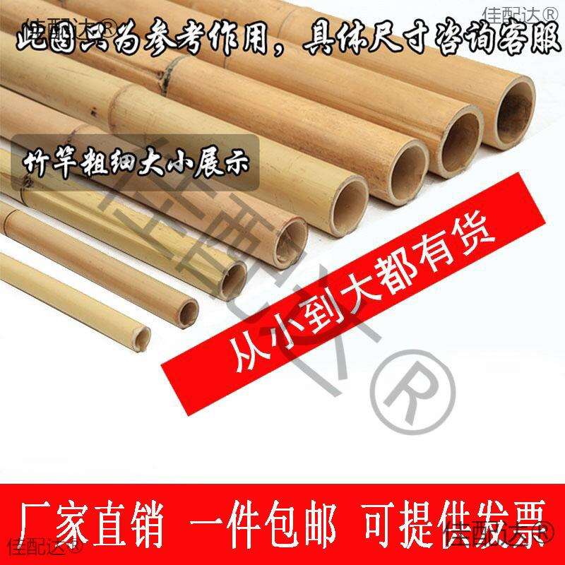 竹竿装饰竹竿楠竹竹杆吊顶隔断防腐竹竿室内粗细竹子民宿装修毛竹