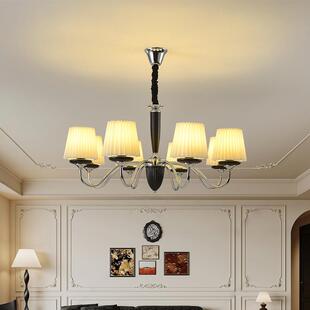 美式简约风客厅吊灯设计师欧式复古乡村田园餐厅卧室书房高档吊灯