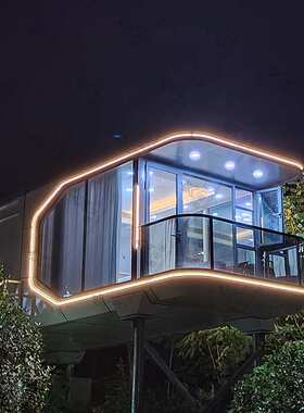 鲁班筑梦幻海景房 移动全屋智能酒店星空舱 山顶海边险滩太空舱