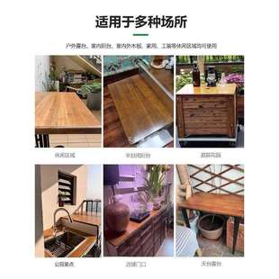 实木木板桌面板吧台防腐防水防晒户外重竹板正方形长条一字板定