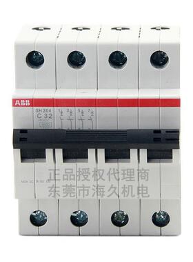 ABB低压开关SH200系列交流断路器SH204-C4;2CDS214001R0044