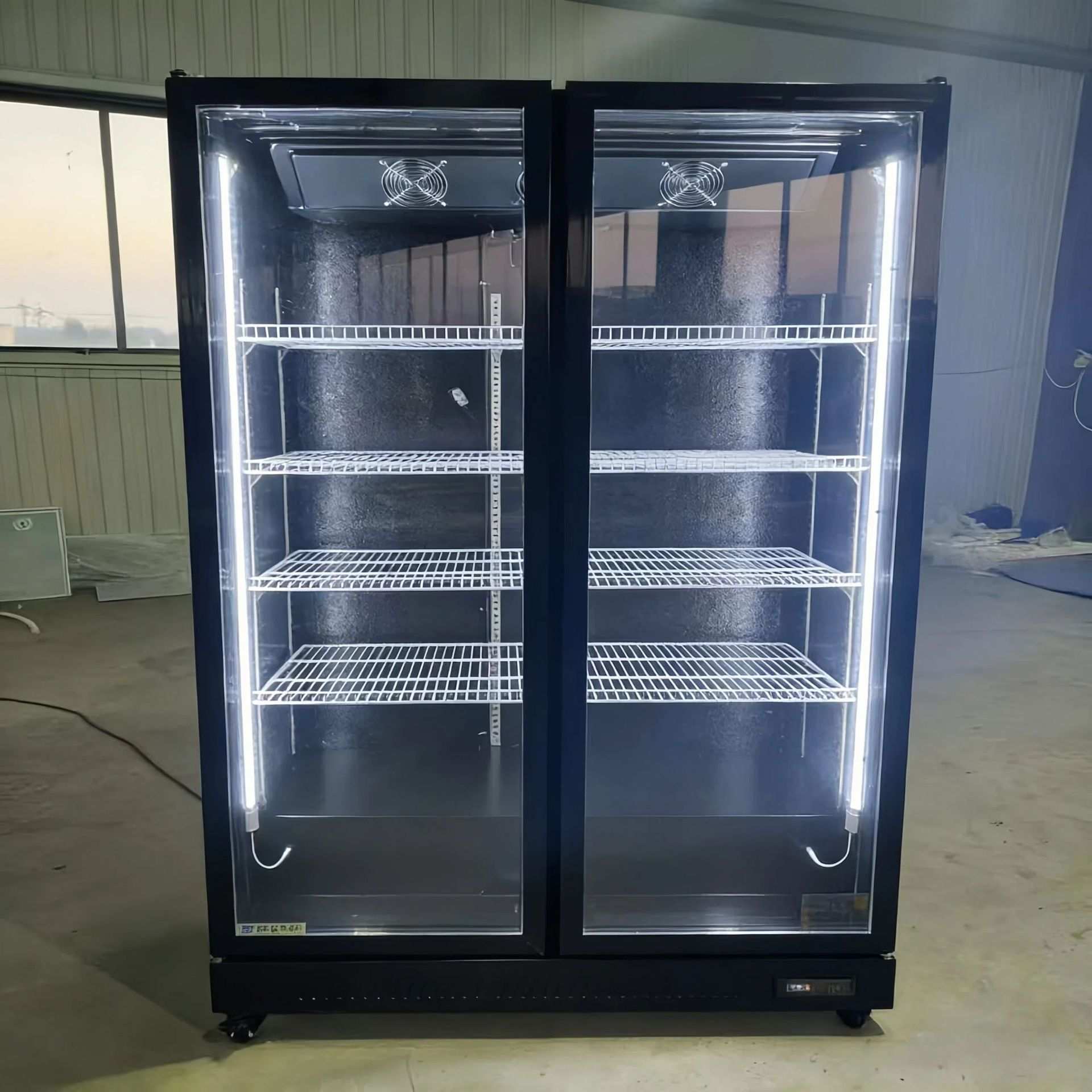 超市商用饮料柜单双门啤酒冷藏展示柜水果保鲜立式冰柜玻璃门冰箱