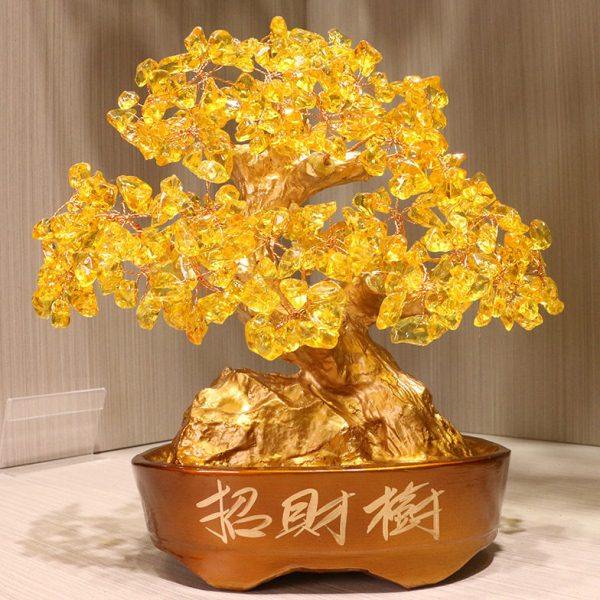 厂家黄水晶招财树假山盆景摆件公客厅开业装饰品发财树摆件,饰品/流行首饰/时尚饰品新,摆件,淘宝优惠券,粉丝福利购,淘宝优惠卷