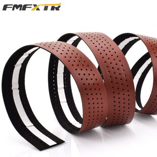 弹力PU皮打孔把带绑带公路车自行车扎带缠带死飞车把牛角防滑绕带