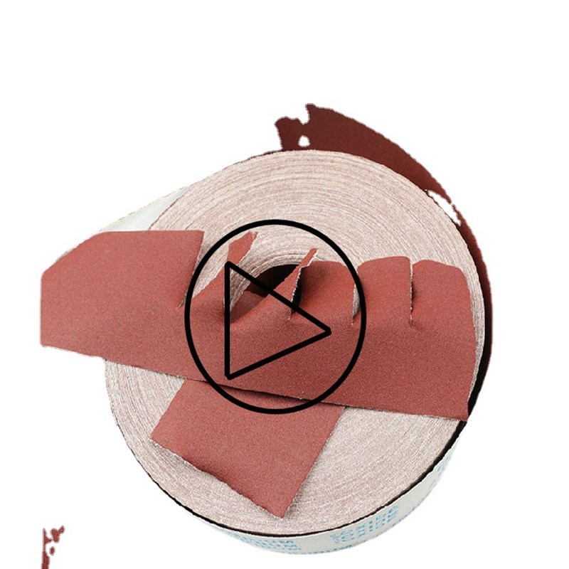 厂家直供手撕砂布100/115mm*86.4m软布卷60#600#抛光打磨家具木材