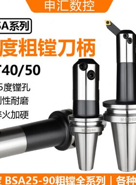 加工中心斜插粗镗刀BT40-BSA62-180 45度BSA25-BSA90全系列