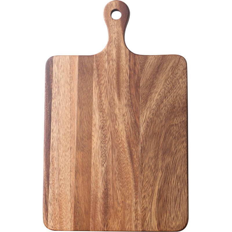 实木双面砧板木质把手面包案板长方形家用厨房披萨寿司牛排摆拍板