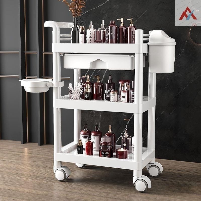 美容院理发美容推车小推车移动手推美容推车置物架仪器手推工具车