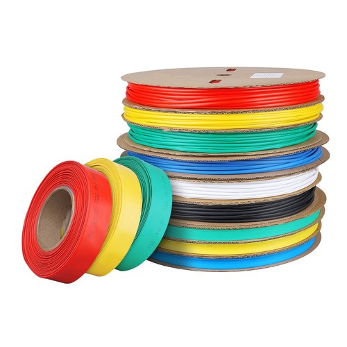 加厚热缩管厂家黑色绝缘套管电缆电线保护2倍收缩护套管彩色