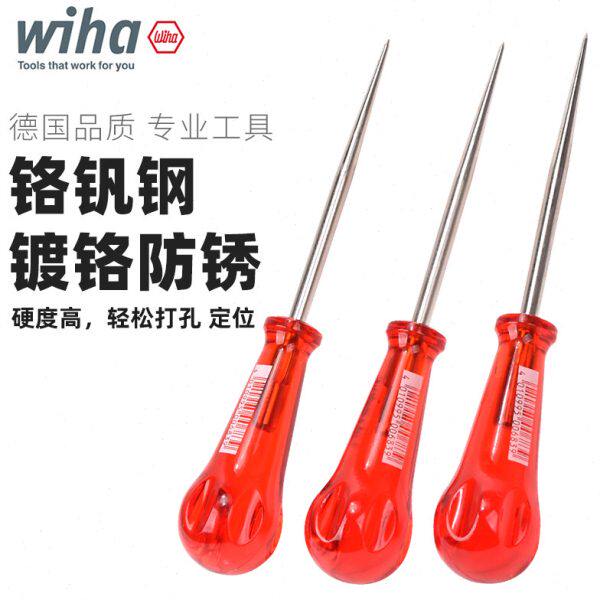 德国Wiha威汉301-2塑料手柄圆头钻孔器打眼钻00683进口