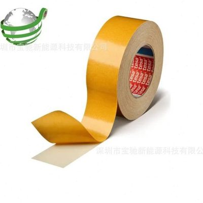 德莎tesa4964 防水耐温白色地毯织物拼接地暖双面布基胶带