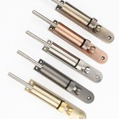 304不锈钢旋转门插销铜门插窗插销门栓门闩门挡左右弹簧插销 包邮
