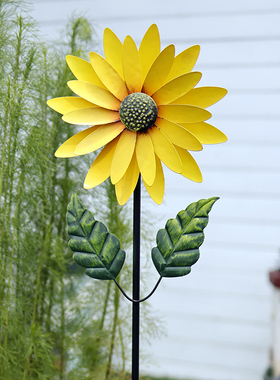 户外铁艺花阳台花园装饰庭院别墅院子布置风车幼儿园民宿造景摆件