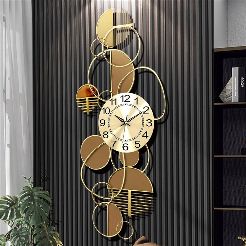 现代创意客厅钟表家用静音时钟时尚艺术大气挂表挂钟拆装
