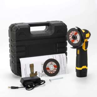 塑盒装无刷无线锂电角磨机迷你切割机砂轮机动力电池款76mm切割片