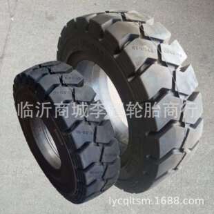 厂家双钱实心轮胎叉车轮胎650-10前轮后轮 3-3.5吨28X9-15