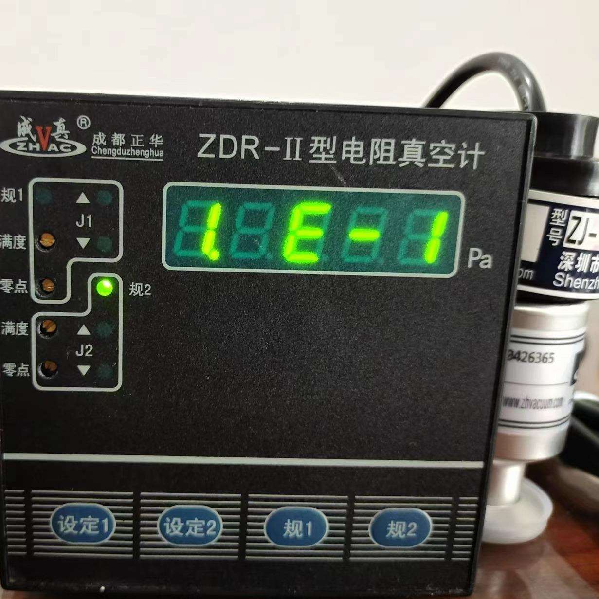成都复合真空计电阻电离热偶真空表电容.可配真空规管玻璃法兰口