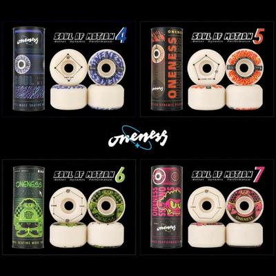 魂动轮oneness专业滑板轮子动作宽轮高硬度高回弹104A 魂动8魂动9