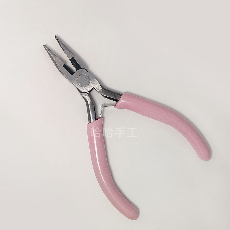 羊毛毡戳戳乐 diy工具 5寸高碳钢精工锻造 钳子尖嘴钳圆嘴钳剪钳