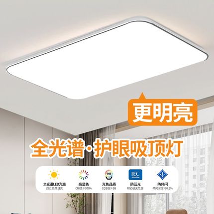 家用客厅大c灯吸顶灯2025新款大厅主卧室吊灯具现代简约大气办公