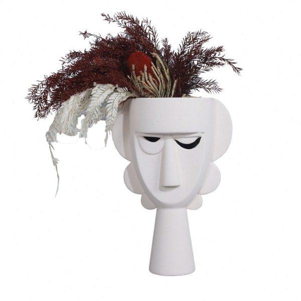 创意艺术树脂摆件家居饰品白色花北欧现客厅插花器极简风装饰,饰品/流行首饰/时尚饰品新,摆件,淘宝优惠券,粉丝福利购,淘宝优惠卷