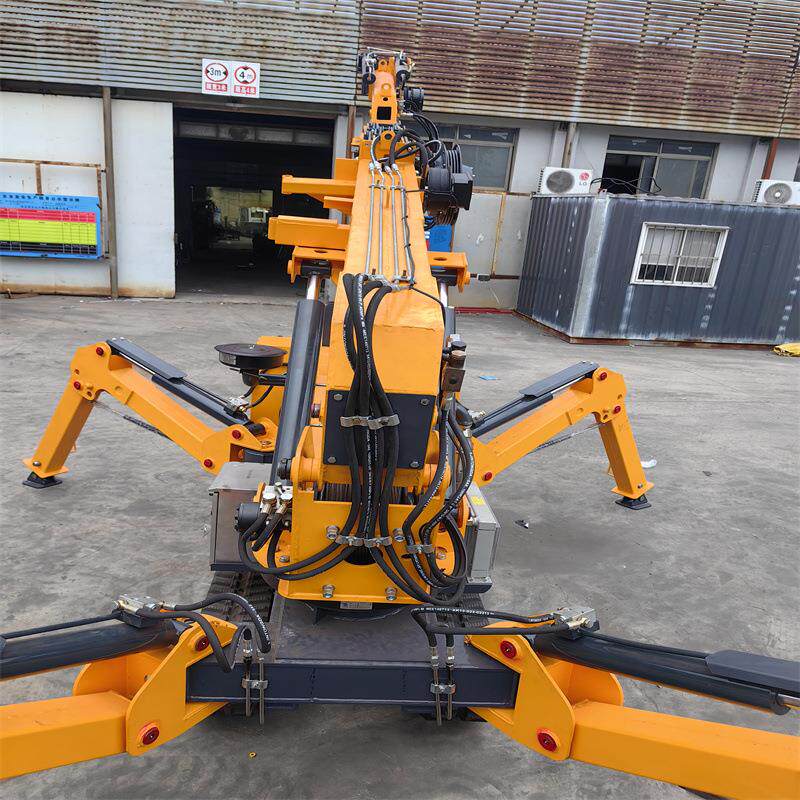 可遥控小型履带蜘蛛吊油电两用移动工程施工遥控自行走蜘蛛吊