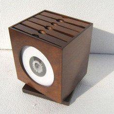 中式/实木质/咖啡色/创意礼品/欧版大容量旋转cd盒/包邮影碟盒