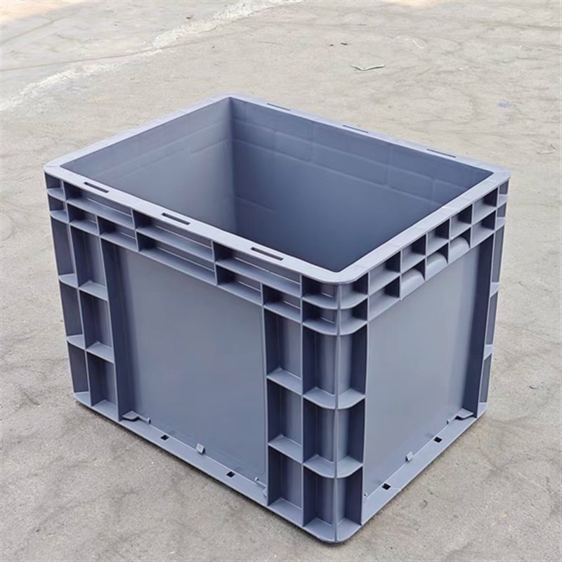 4330加厚灰色塑料箱400*300*300mm塑胶箱子加高周转箱35U5*255*32
