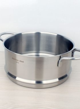 16 18 20厘米18/10不锈钢双耳蒸笼304蒸架蒸锅蒸格蒸屉出口标准款