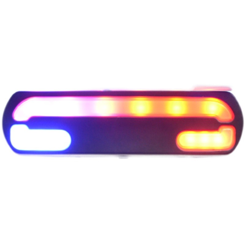 48v代驾车电动车led尾灯改装折叠车刹车灯加装车液晶红蓝爆闪灯