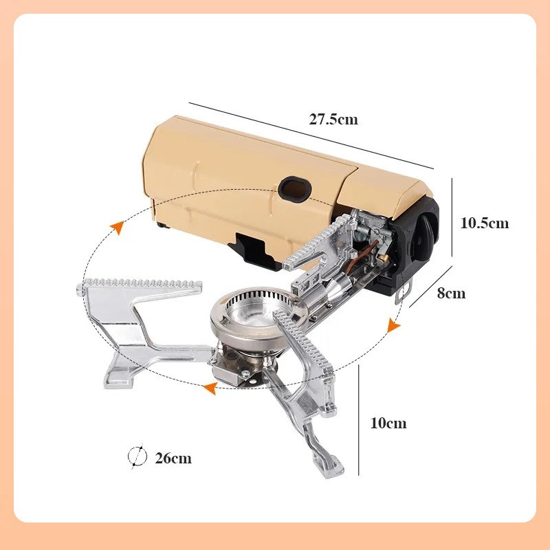 户外便携式折叠卡式炉露营户外炊具卡磁炉野外燃气灶气炉烧水