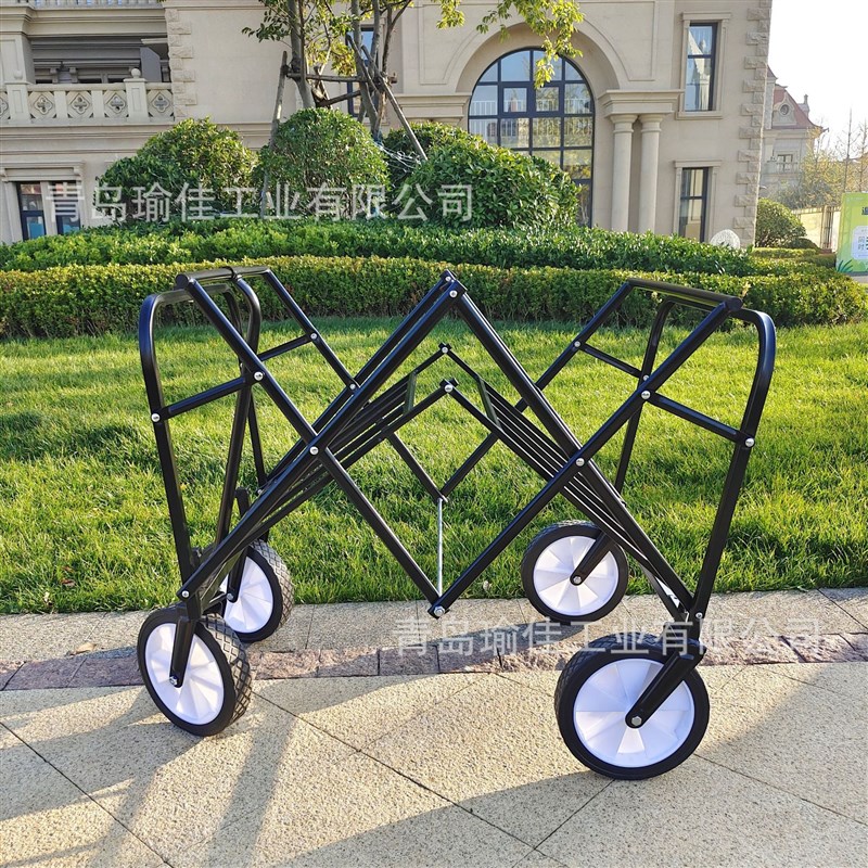 厂家现货供应户外手推车可折叠露营车便携大容量夜市摆摊小推车