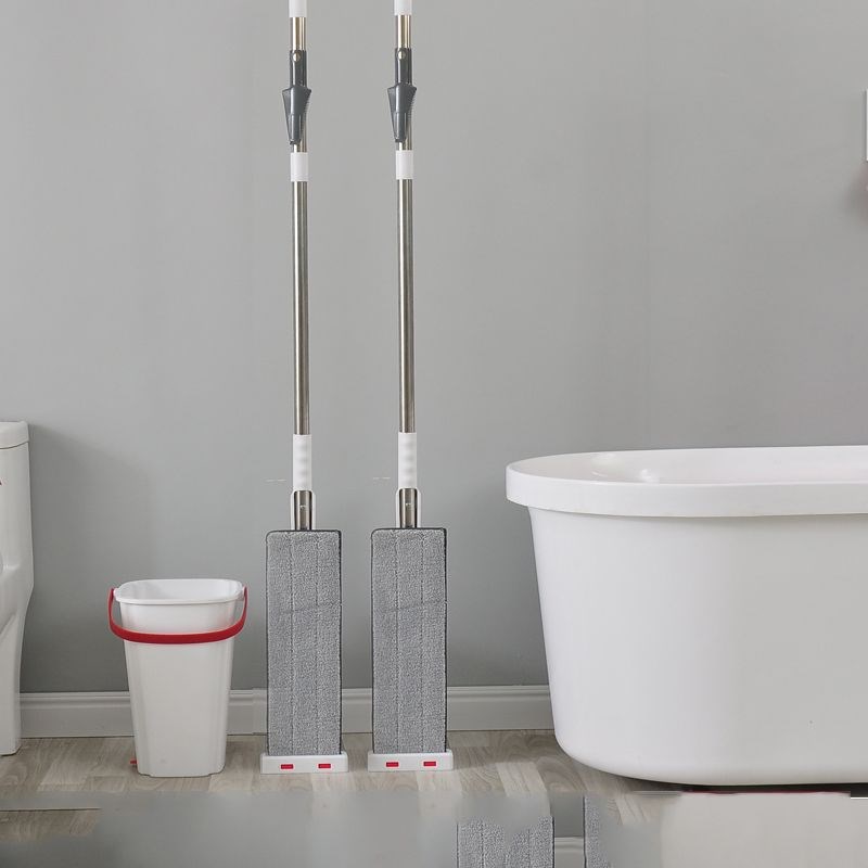 50x12cm免手洗大拖把家用一拖平板拖干湿两用托把拖布平拖木地板